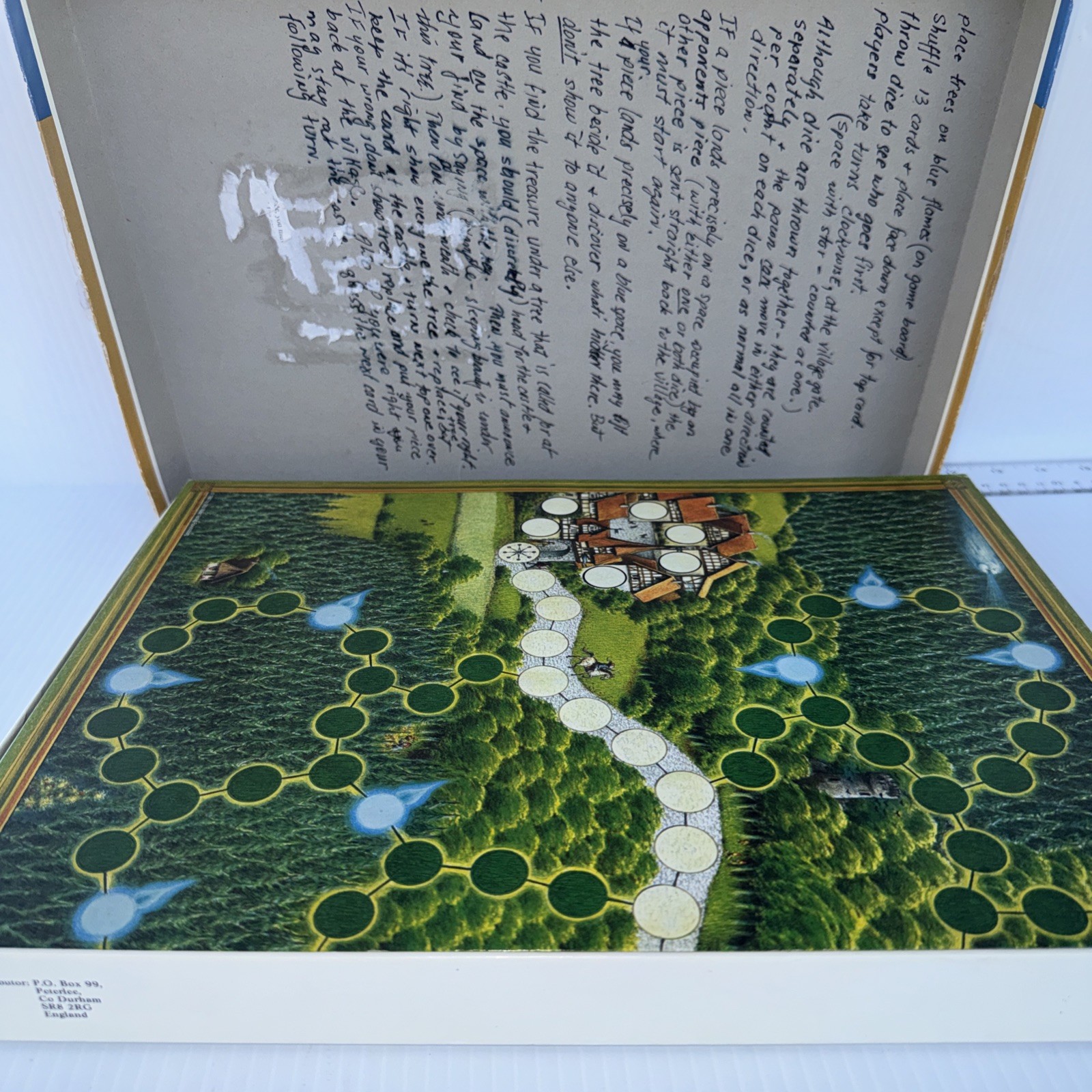 Enchanted Forest Ravensburger Vintage 1982 Board Game missing 1 card -1 piece