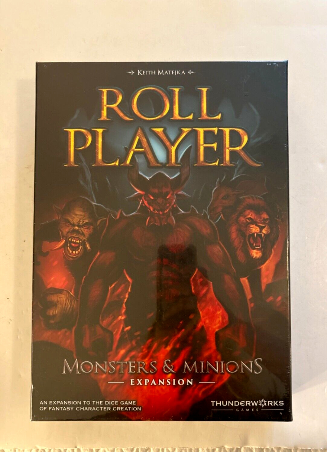Thunderworks Games Roll Player: Monsters & Minions Expansion Game Still Sealed