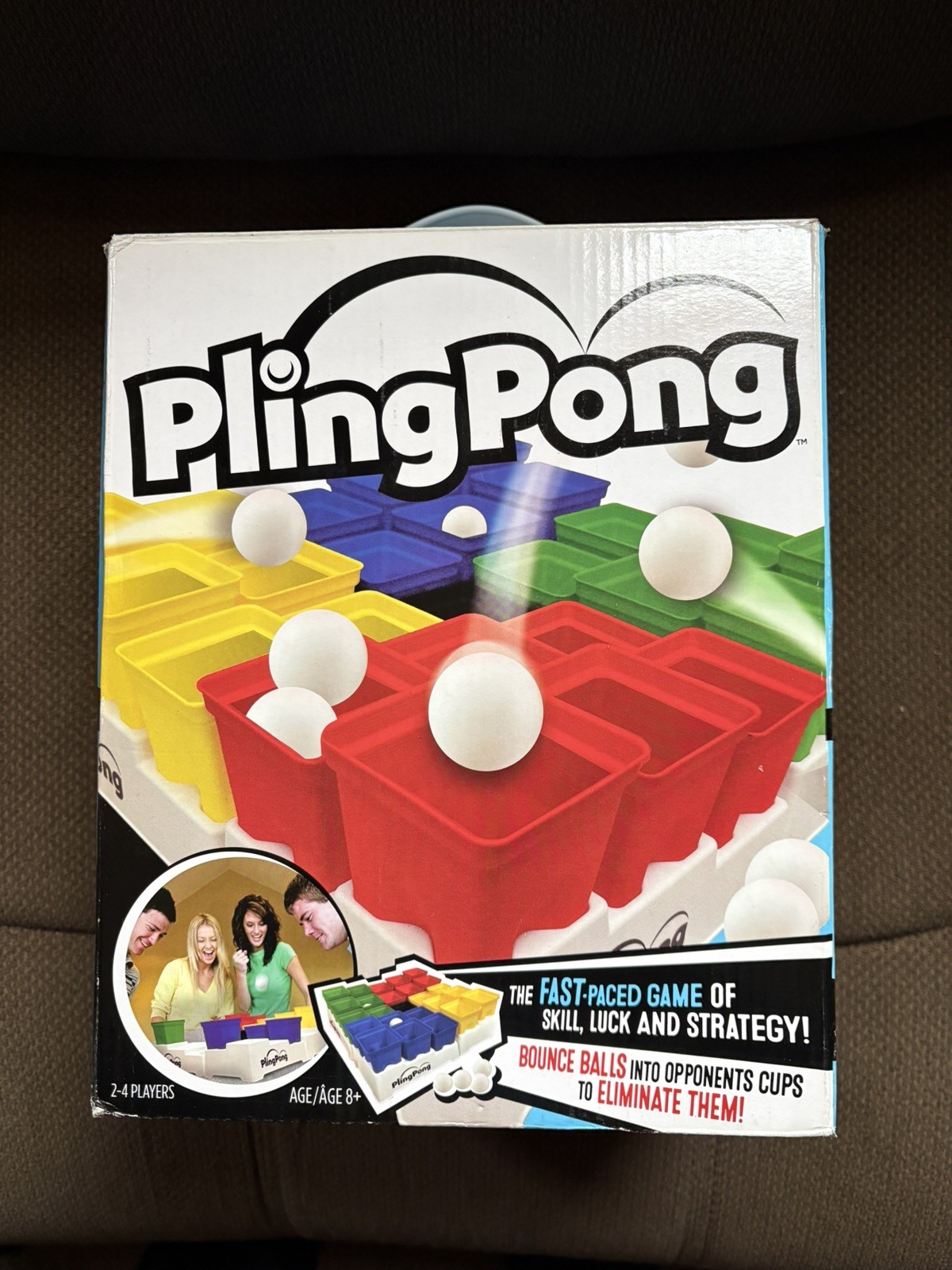 2017 PlingPONG Board Game COMPLETE Fast-Paced Dexterity Skill Luck Strategy NIB