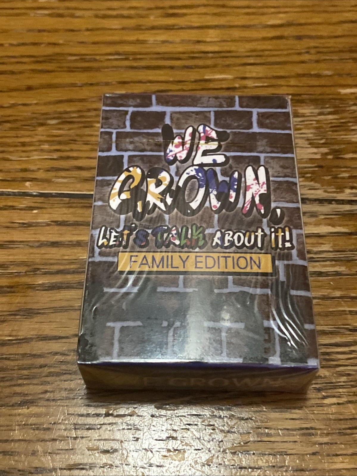 WE GROWN LETS TALK ABOUT IT! CARD GAME FAMILY EDITION