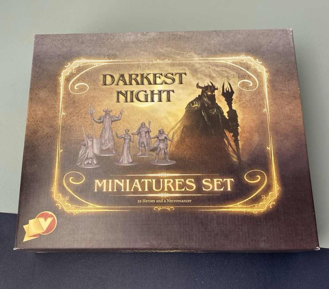 Darkest Night Miniatures Set Second Edition Board Game 30 Fantasy Miniatures