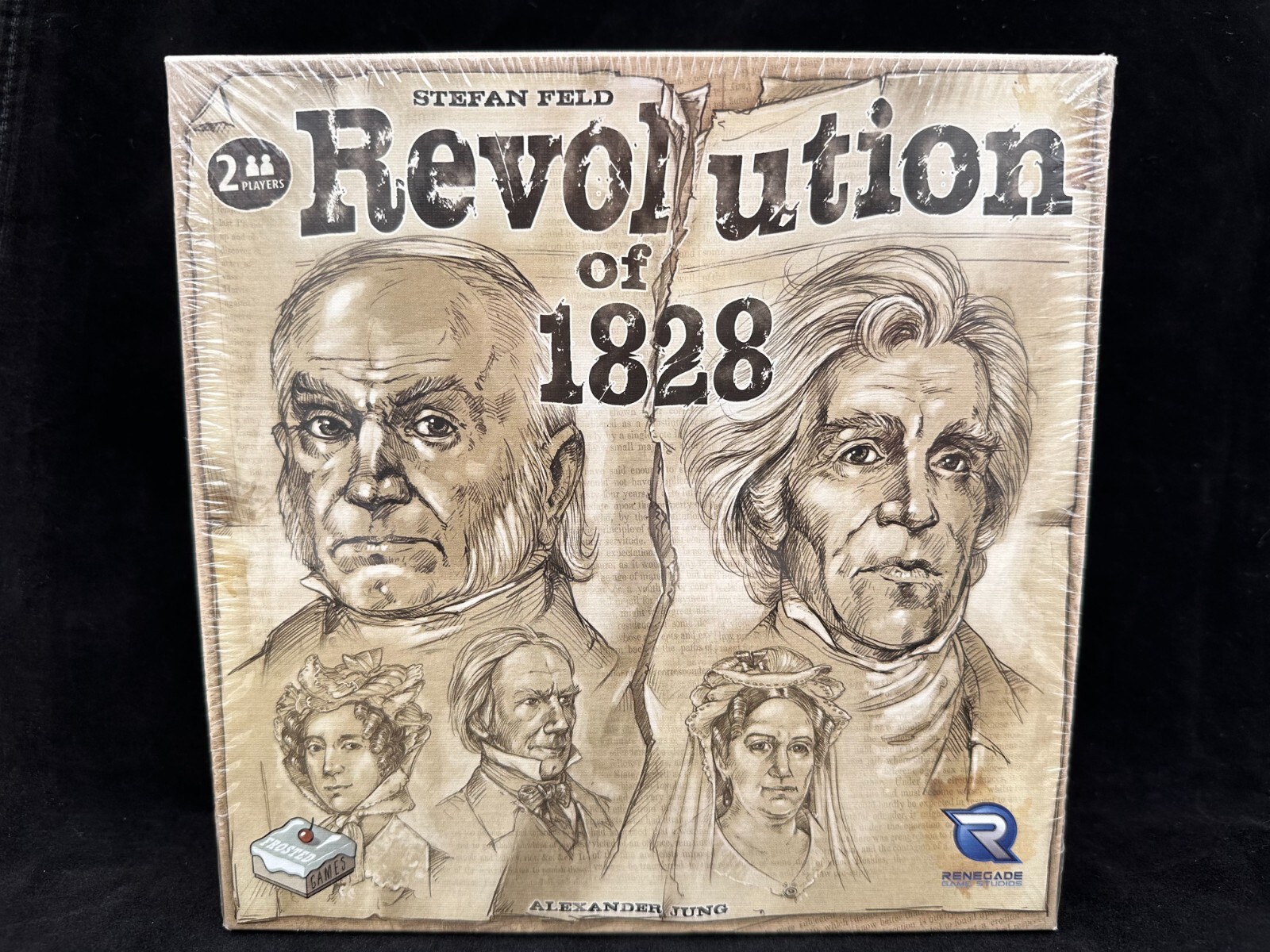 Revolution of 1828 Board Game New Sealed Stefan Field Renegade Studios 2019