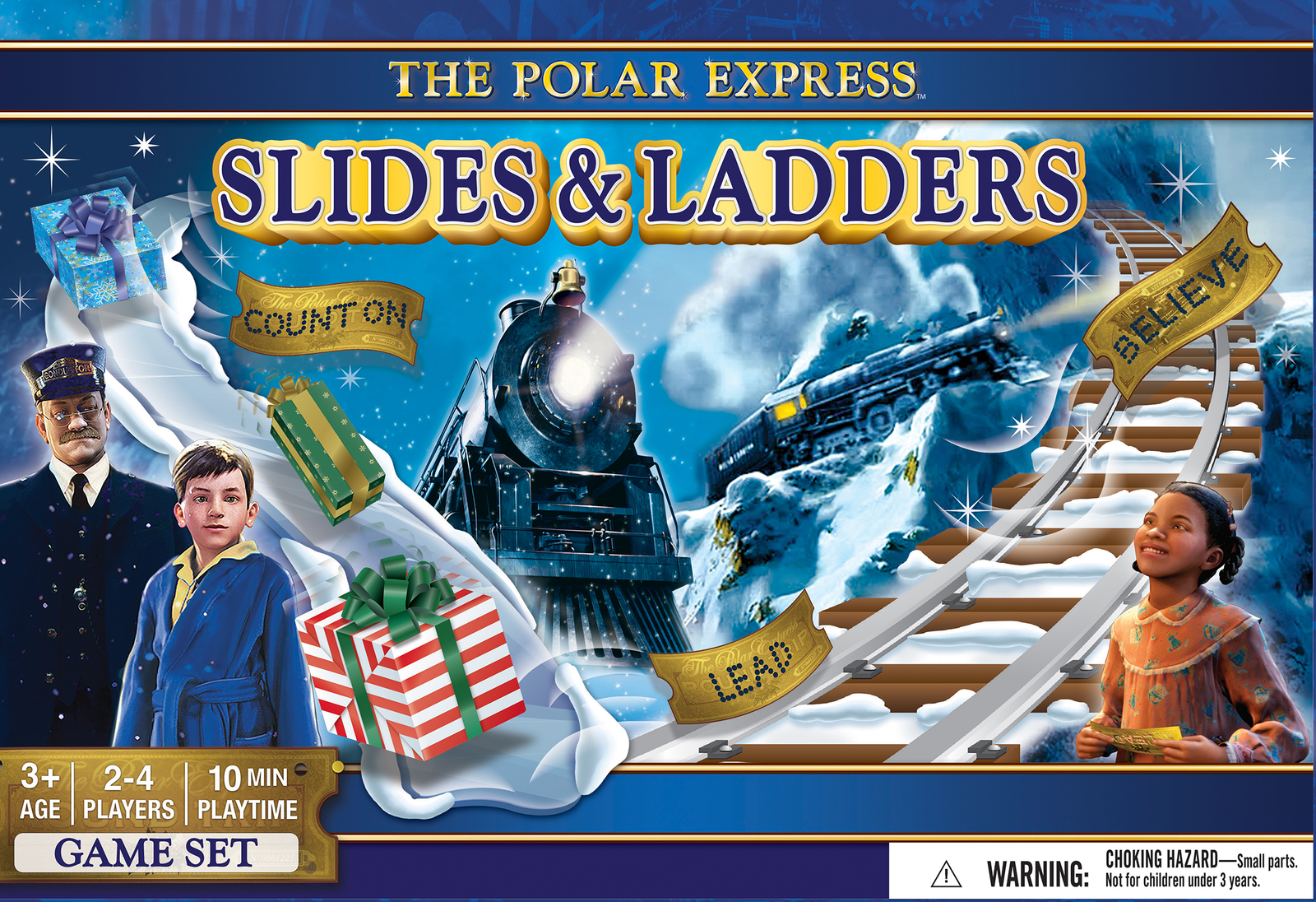 MasterPieces – The Polar Express – Slides and Ladders Board Game