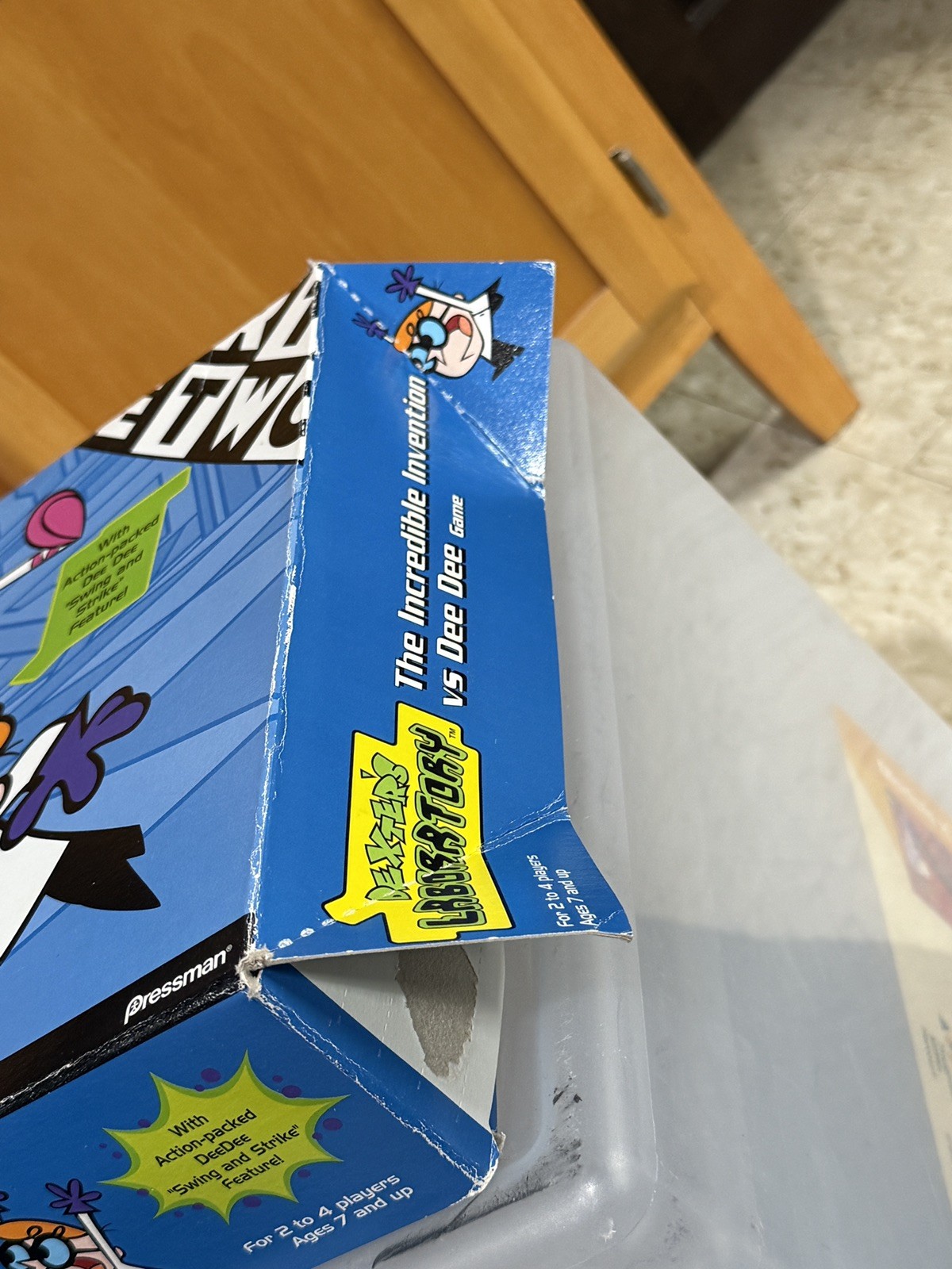 Cartoon Network Dexter’s Laboratory Incredible Invention Vs. Dee Dee Board Game