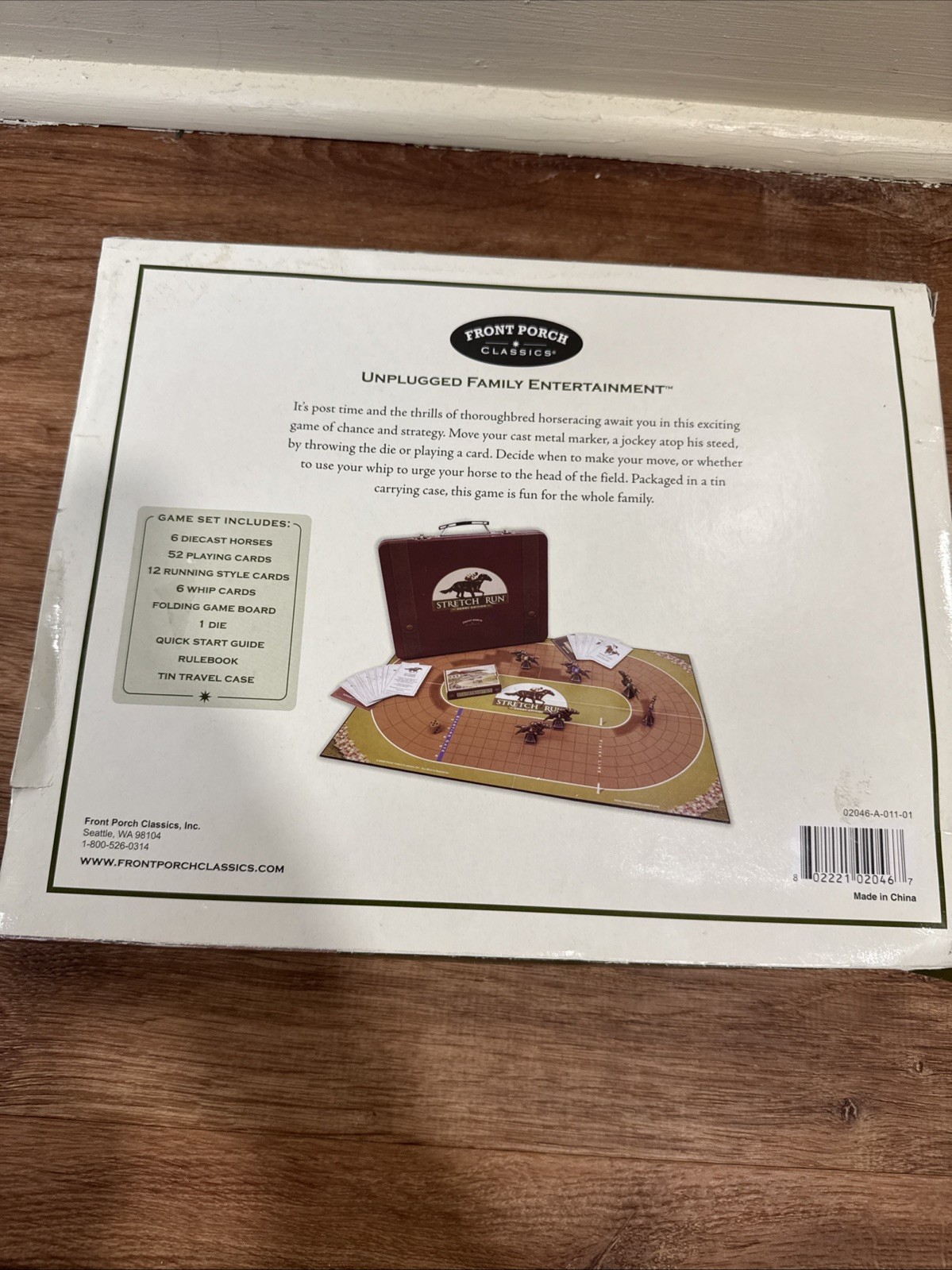 Stretch Run Horse Racing Game Front Porch Classics Derby Edition Strategy New