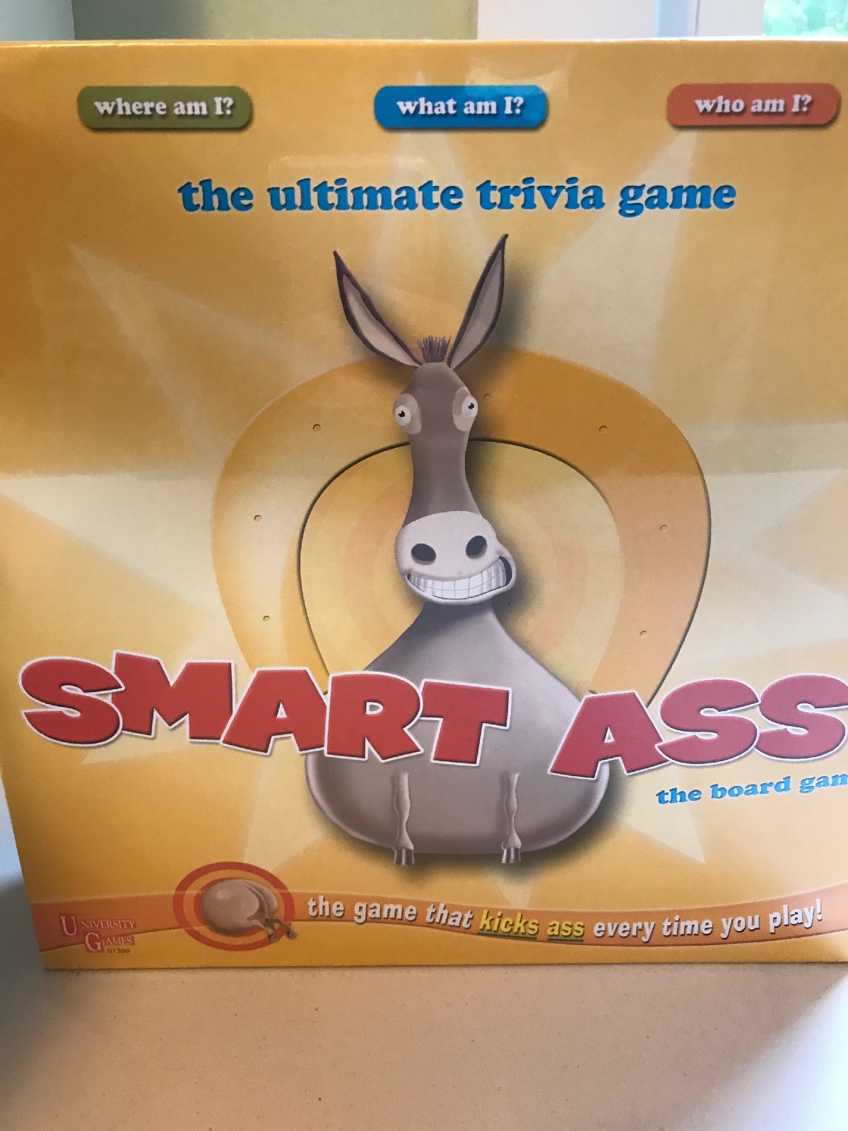 Brand New Sealed Smart Ass Game Ages 14+ 2-8 Players Ultimate Trivia Board Game