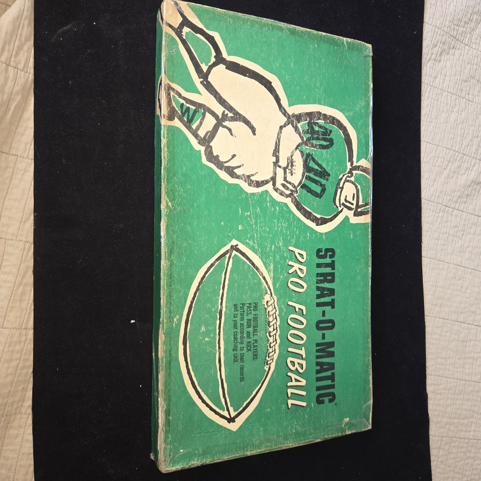 1972 1971 Season Strat-O-Matic Pro Football Sports Board Game missing Steeler