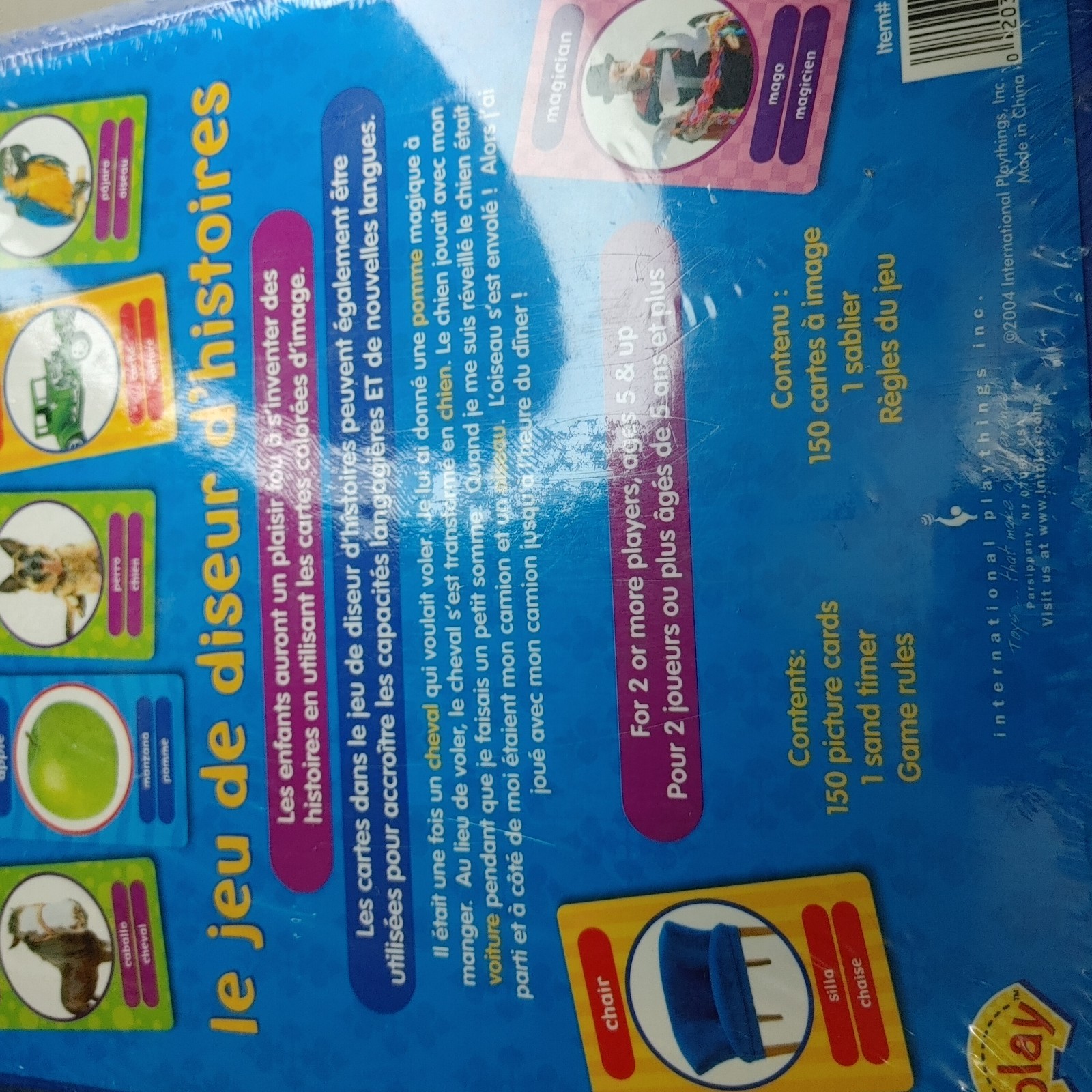 The Story Telling Game by International Playthings Memory Card Game (READ)