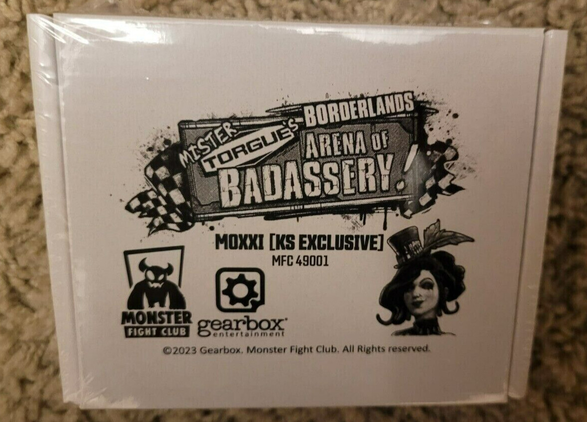 MOXXIE Kickstarter Exclusive for BORDERLANDS Arena of Badassery Game NIS