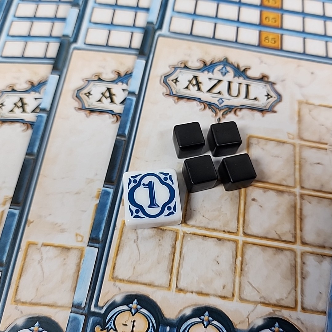 Azul Strategy Board Game 100% Complete Mosaic Tile Placement 2018 Next Move Game