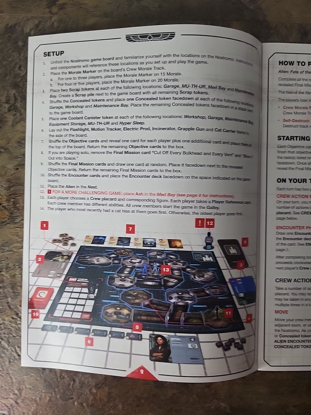Alien Fate of the Nostromo Board Game by Ravensburger