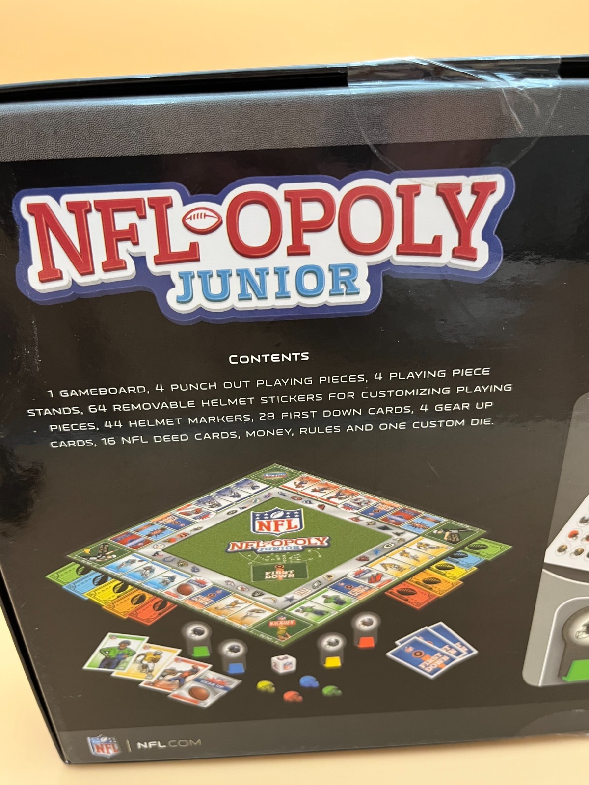 NFL-OPOLY Junior Game Collectors Edition Set, MasterPieces Inc., New & Sealed