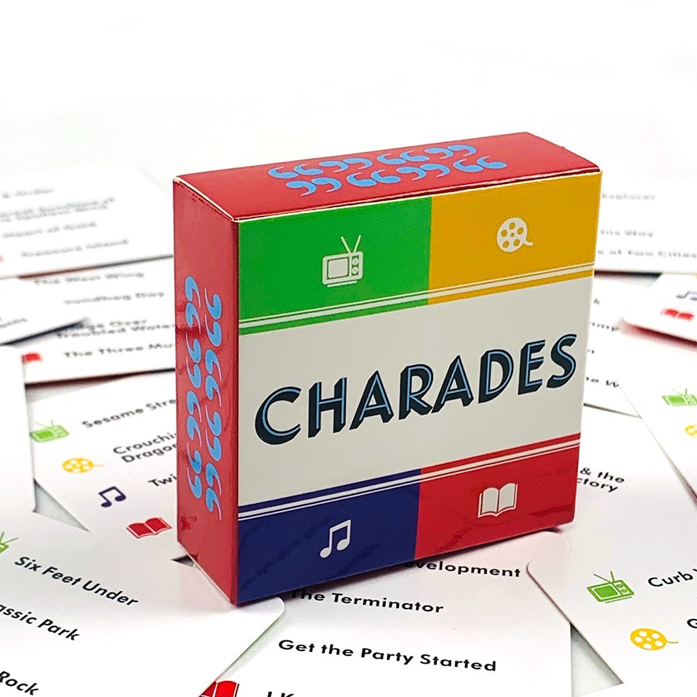 Mini 50 Card Charades Game Family Party Travel Camping Holiday Board Game