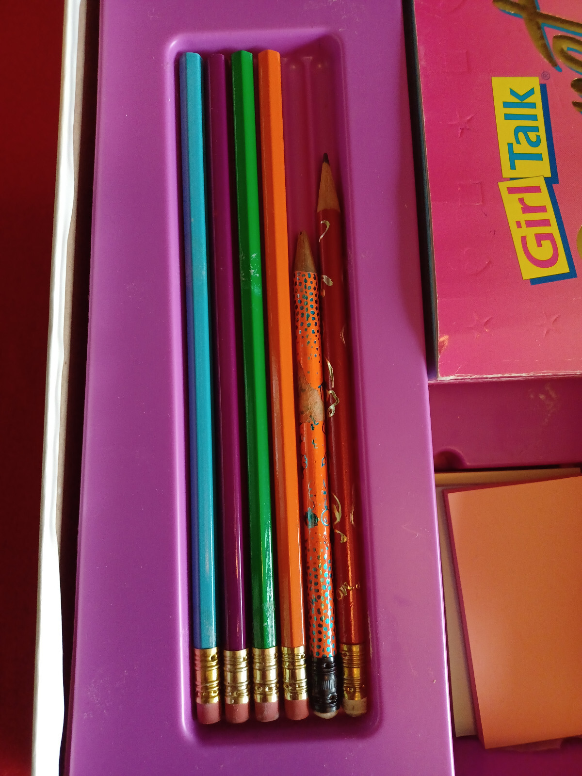 Girl Talk Secret Diary Board Game (Missing 2 Pencils, 15 Cards and 2 Pads)