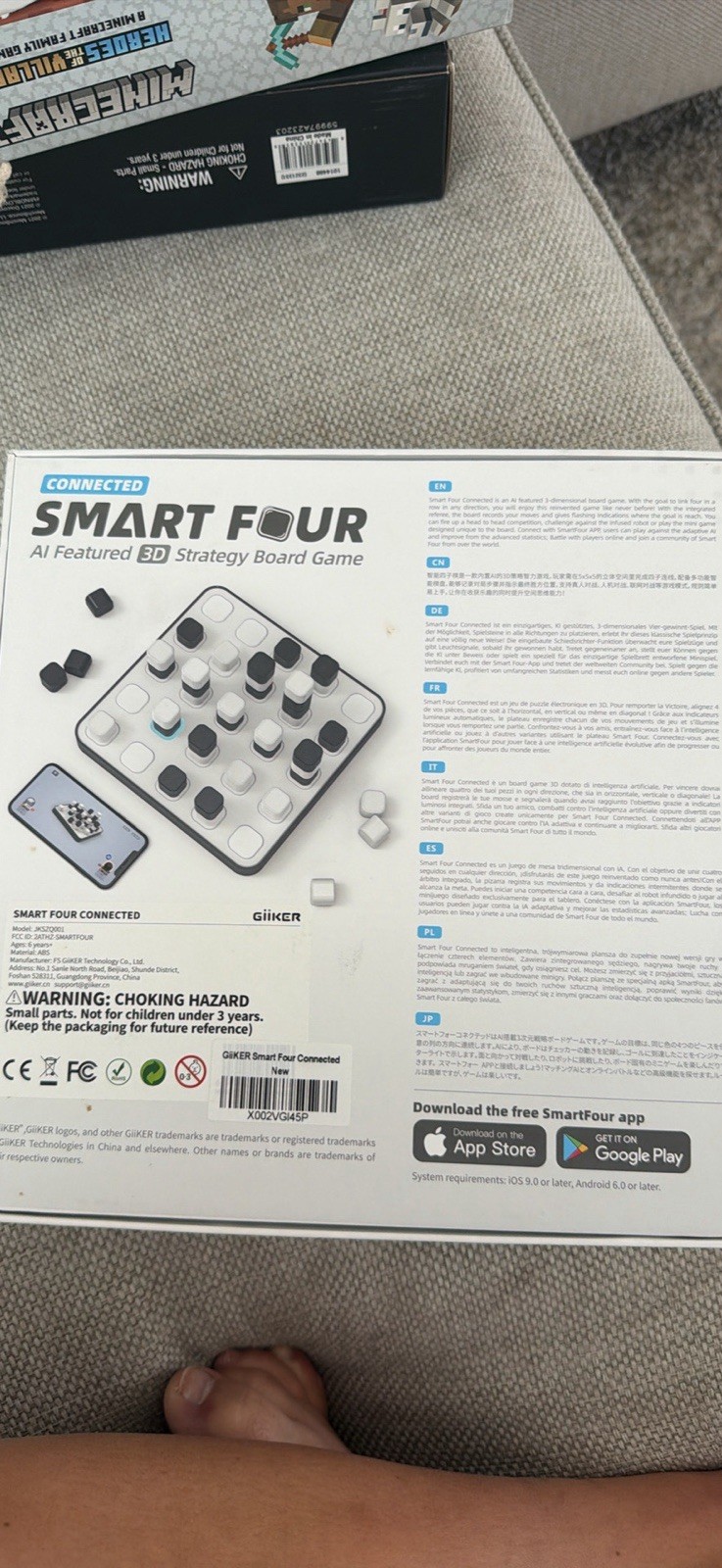 GiiKER Smart Four Connected AI Bluetooth 4×4 Strategy Board Game 2 Players 6+