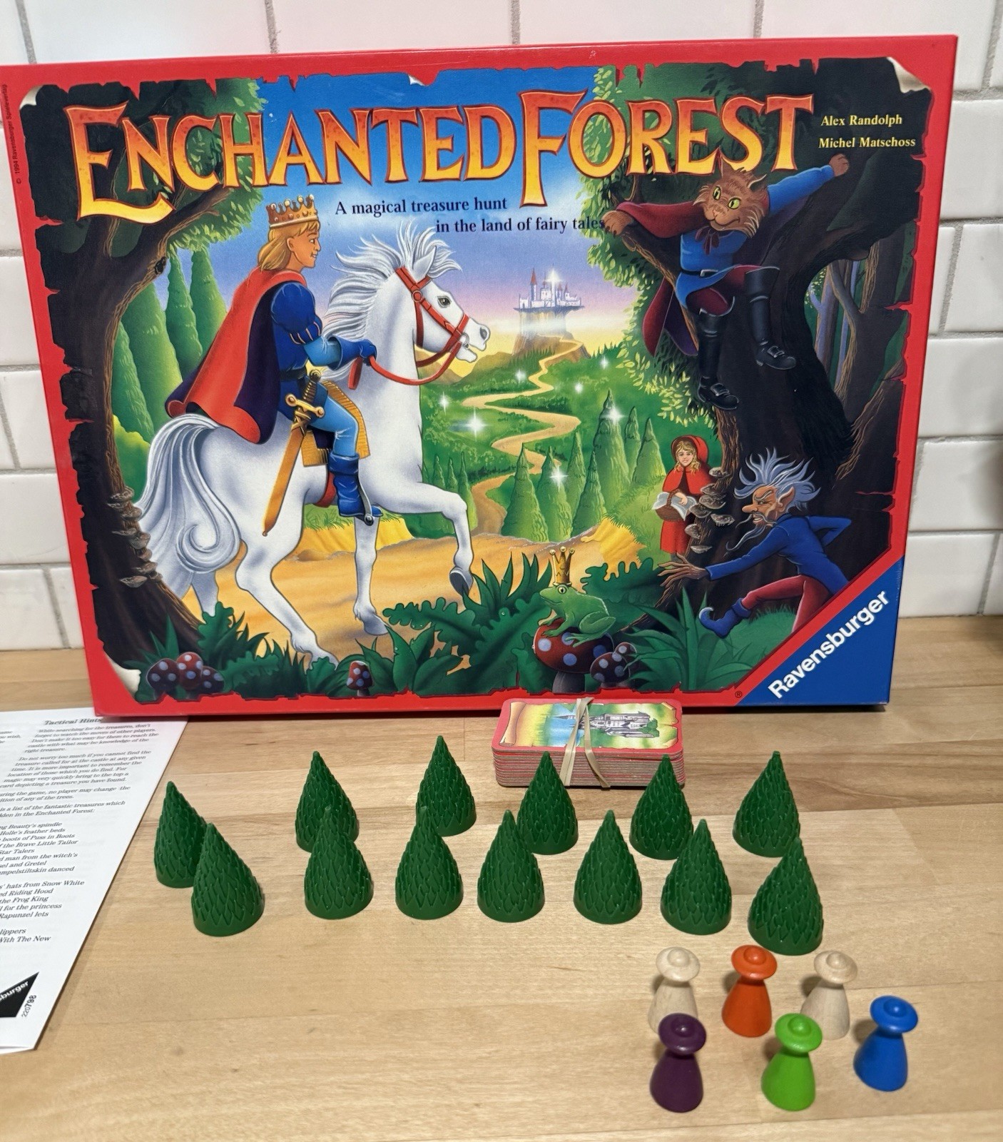 ENCHANTED FOREST Board Game – 100% Complete – Ravensburger 1994 Perfect Cond