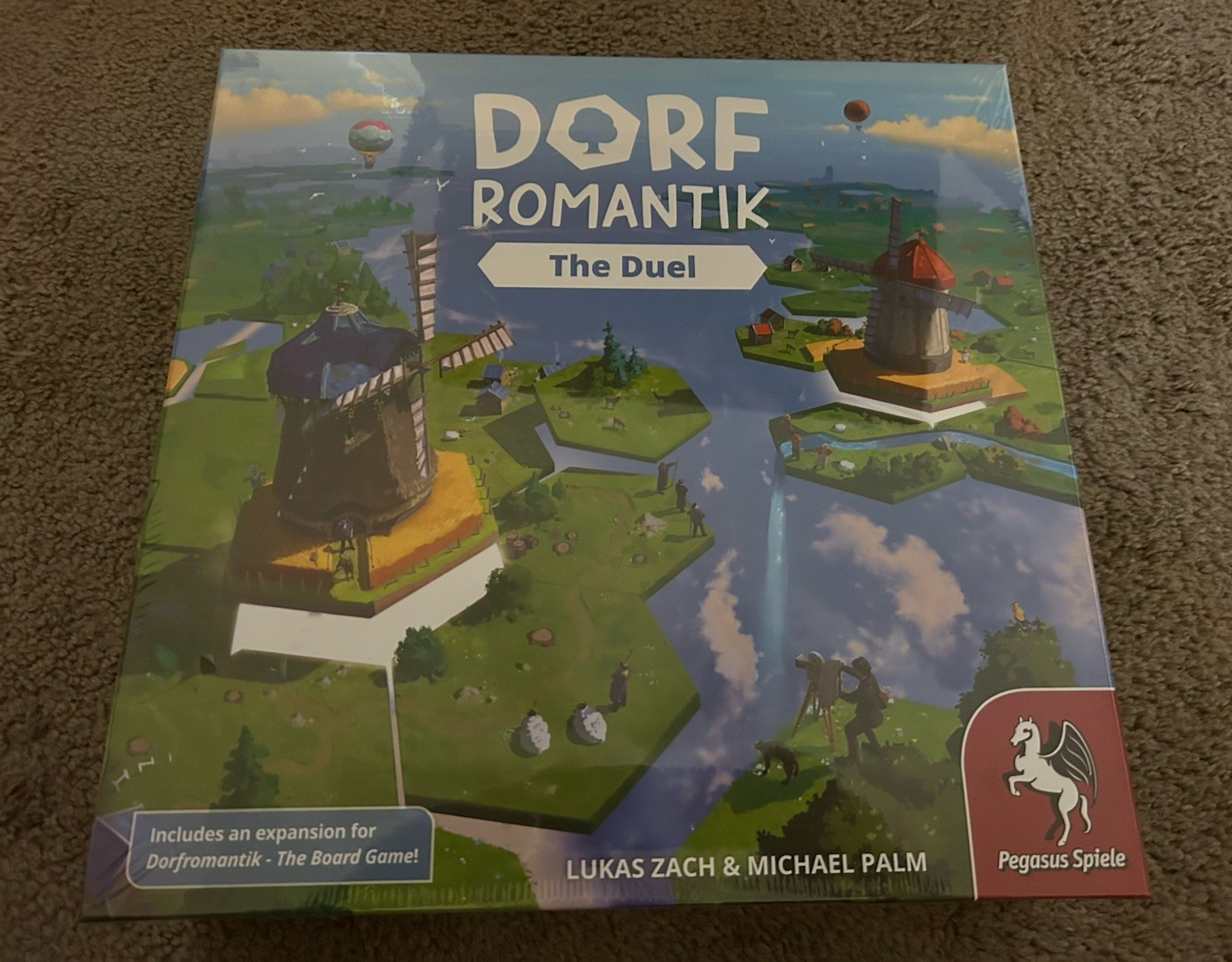 Pegasus Spiele Dorfromantik: The Duel Strategy Board Game 2 Players Age 8+