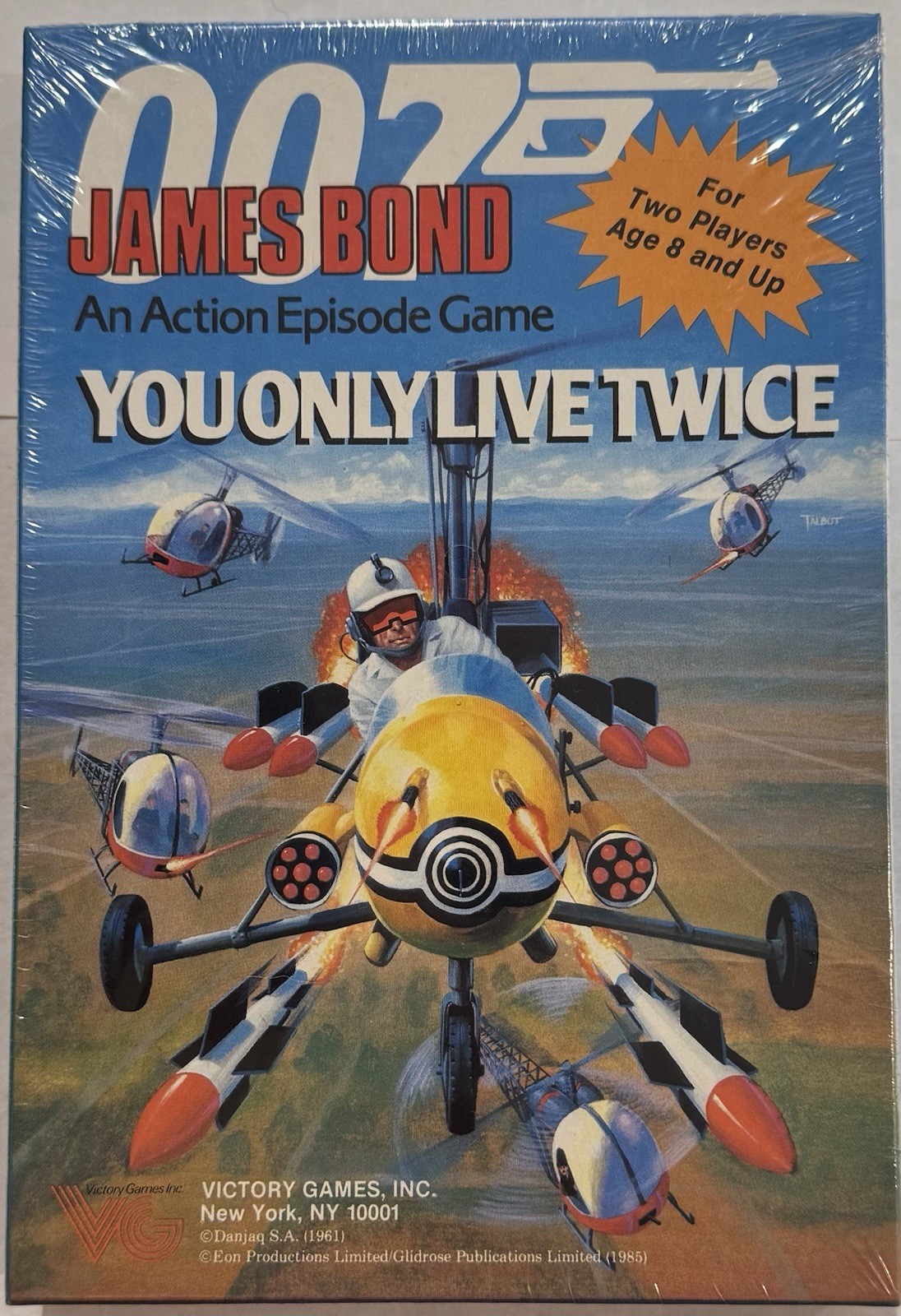 Vintage 1985 James Bond 007 You Only Live Twice Action Episode Game Sealed