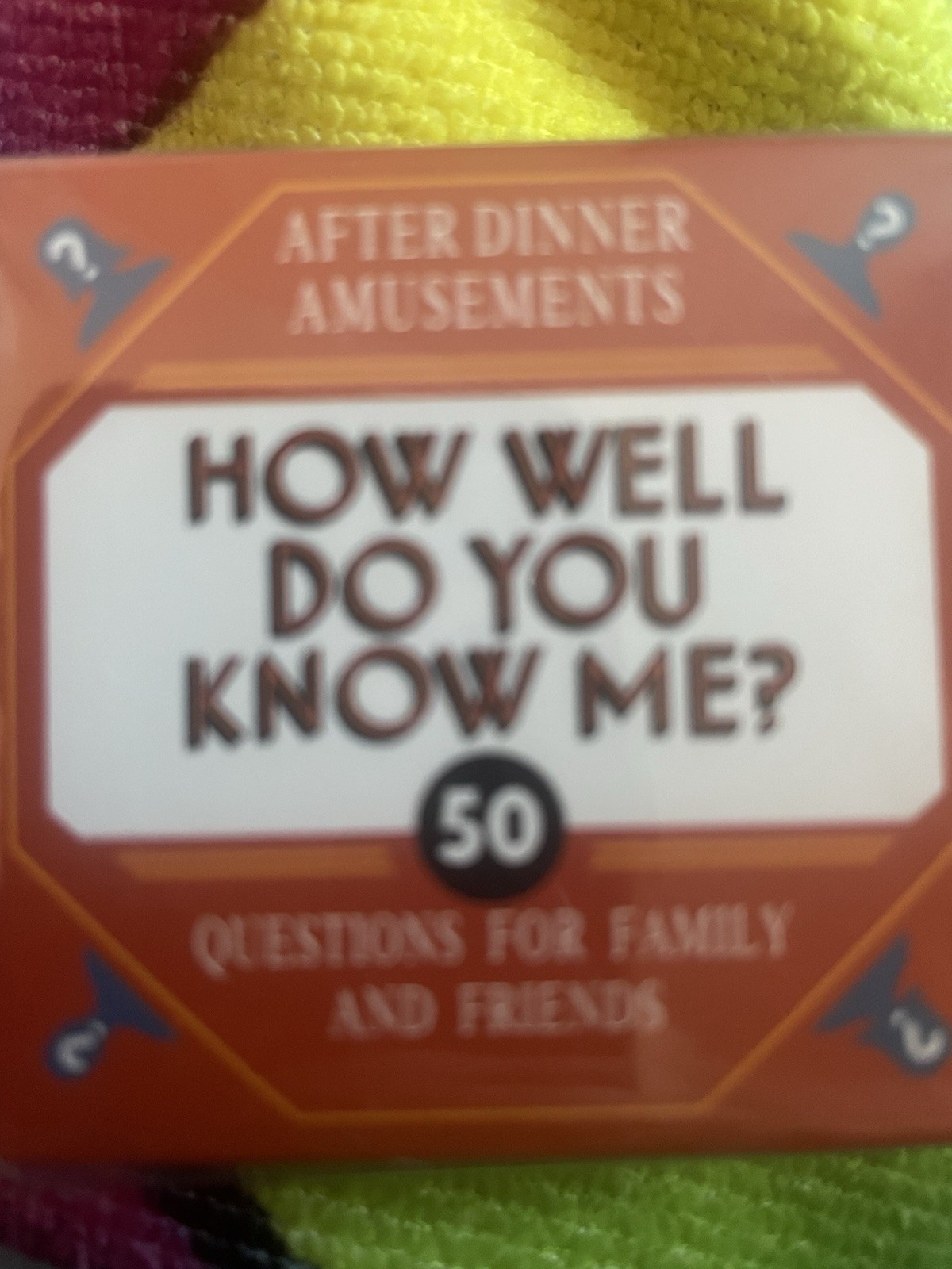 Cards To Tell How Well Do You Know Me This Is A Card Game For Ages 14 And Up