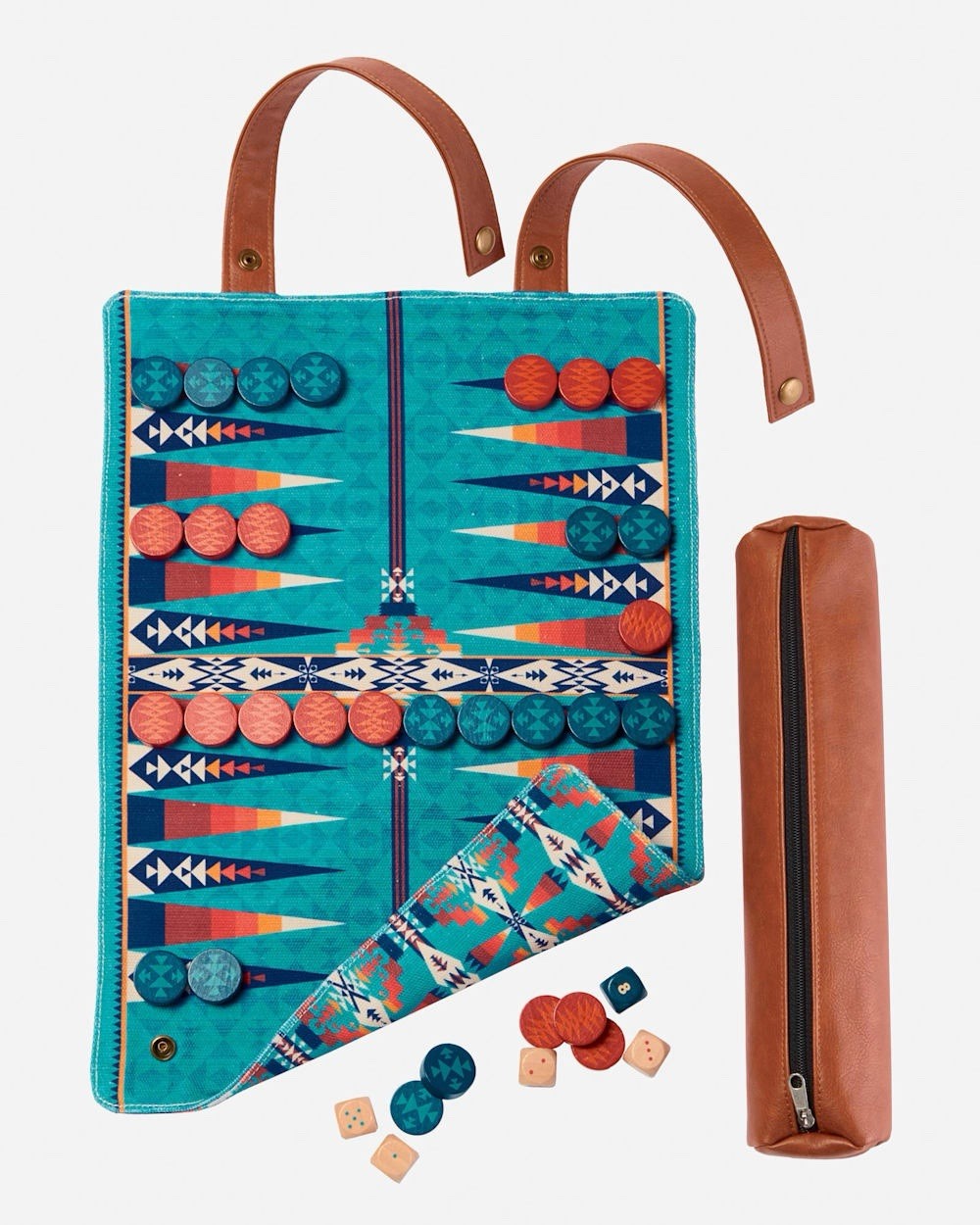 Pendleton Backgammon Travel-Ready Roll-Up Game / Limited Edition / BRAND NEW