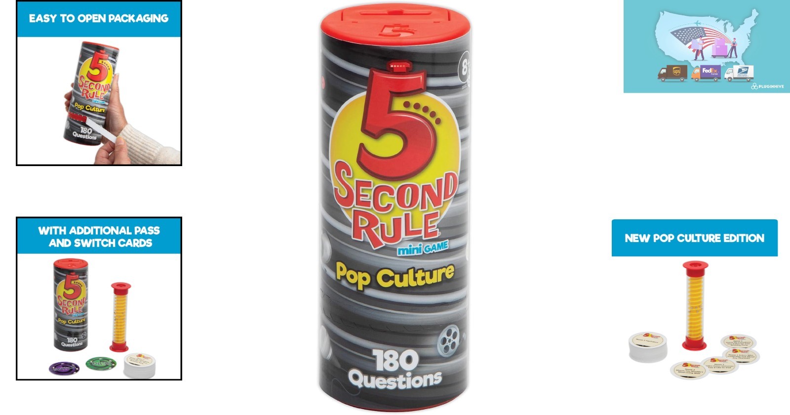 Fast-Paced Mini Tube Trivia Game for All Ages – Perfect for Parties & Sleepovers