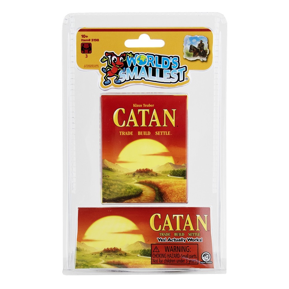 World’s Smallest CATAN Mini Board Game Travel Size by Super Impulse – New