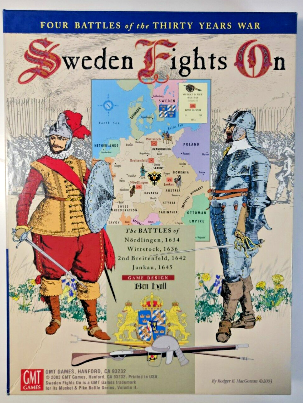 GMT – Sweden Fights On – Musket & Pike, Volume II – unpunched