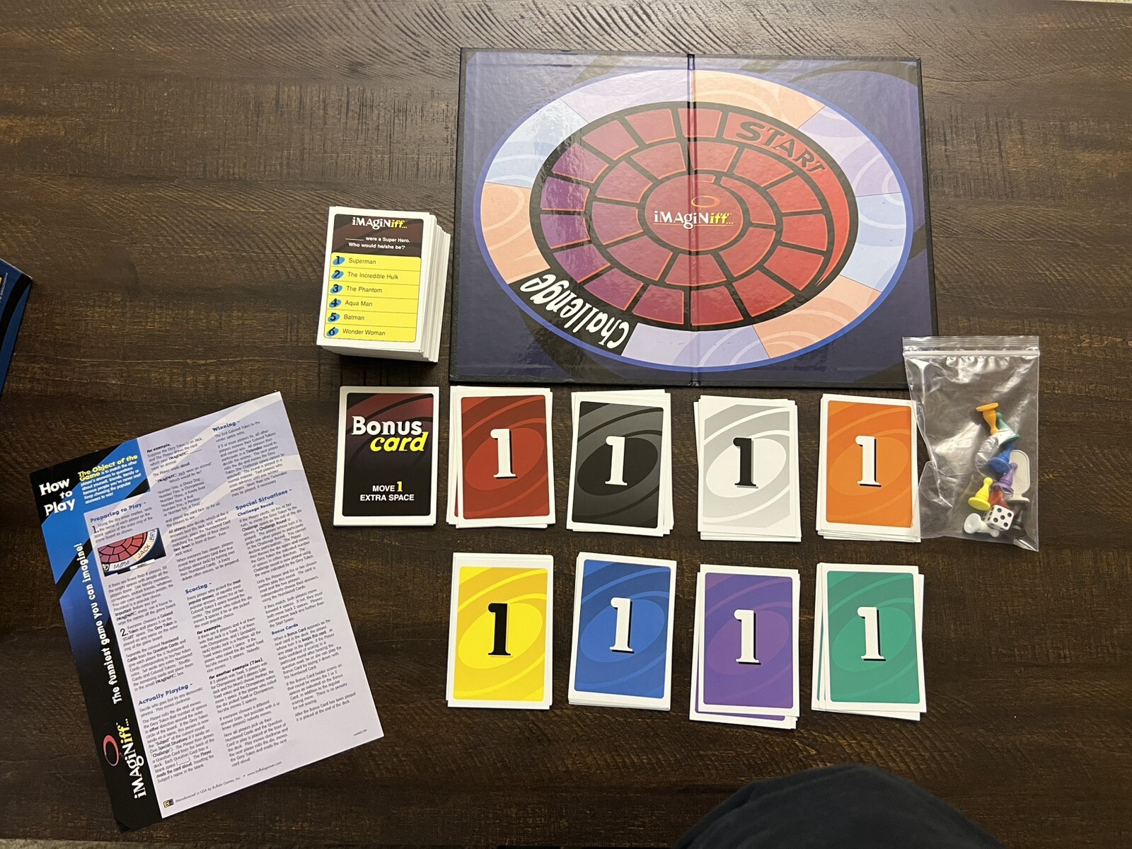 Mattel Imaginiff 3-8 Player Board Game The Funniest Game You Can Imagine