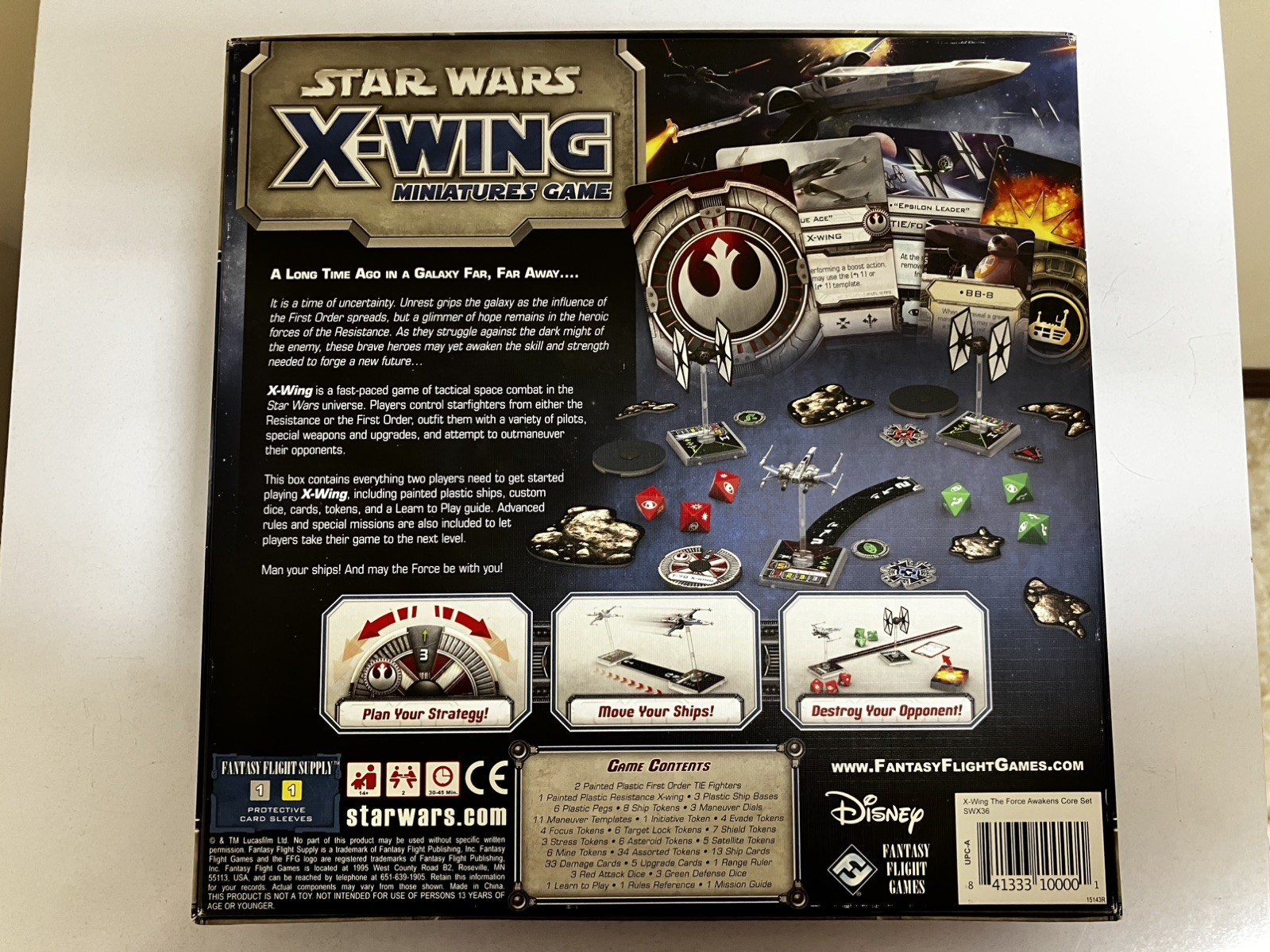 Star Wars X-Wing Miniature Game The Force Awakens Core Set & 8 Expansion Sets