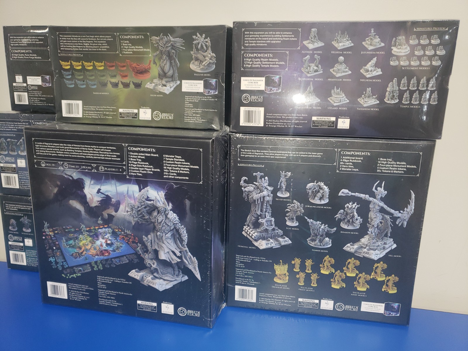 Lords of Ragnarok Core Game + 6 Expansions Awaken Realms Brand New SEALED