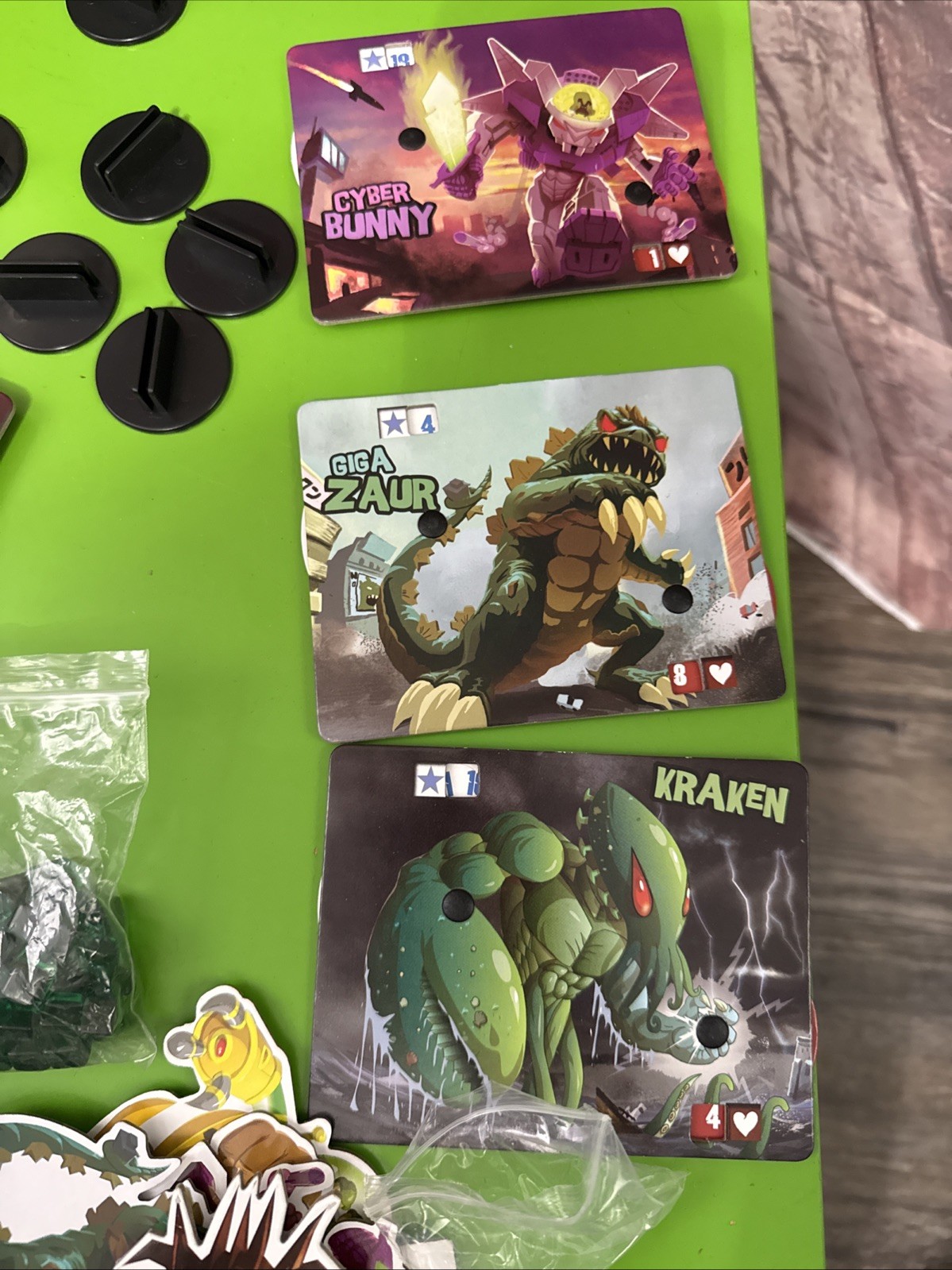 KING OF TOKYO Game Richard Garfield 100% Complete (2014 Iello)