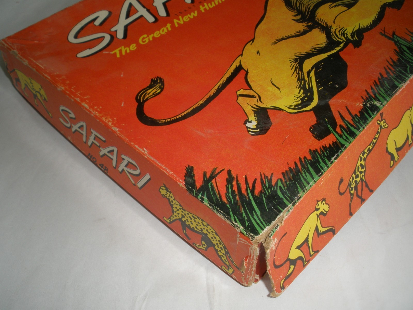 Safari ‘Hunting’ Board Game Selchow & Righter Co. Vintage 1950 – COMPLETE