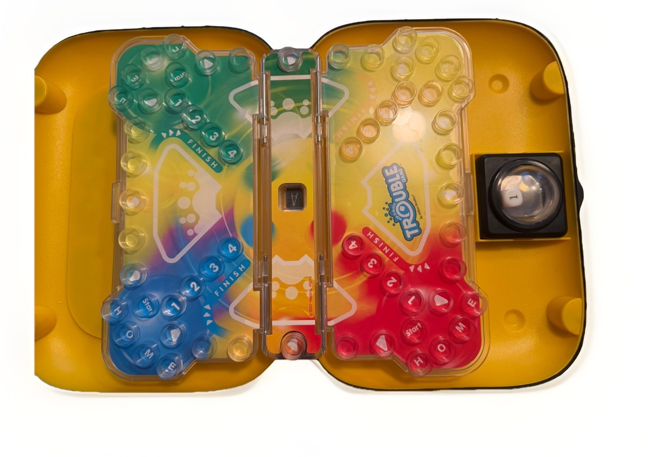 Trouble Pop-O-Matic Hard Case Travel Game 2007 Hasbro Complete