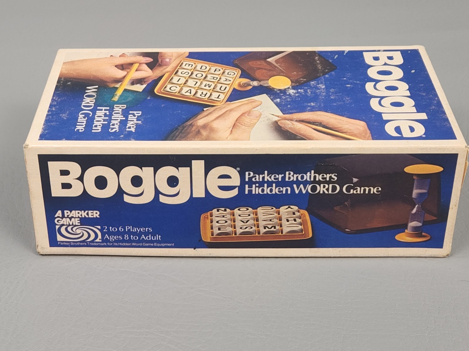 Vintage 1976 Boggle Hidden Word Game Parker Brothers COMPLETE