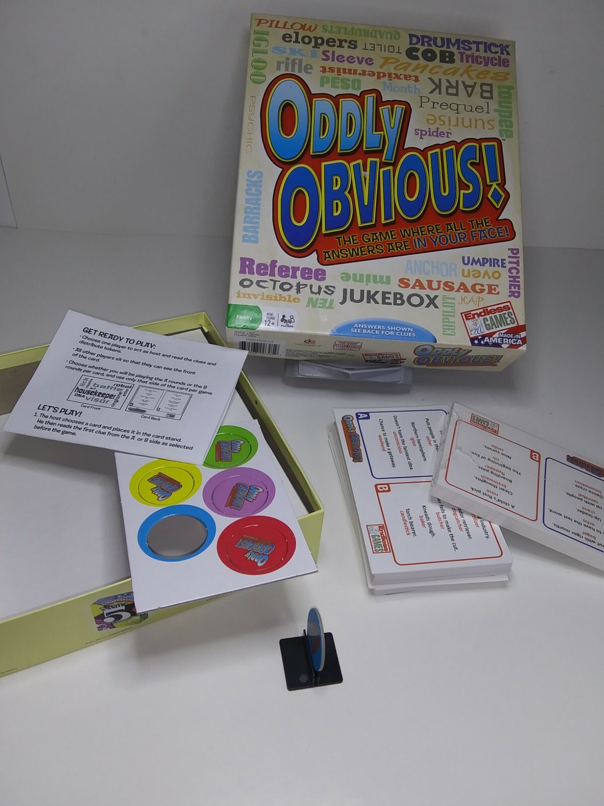 Endless Games Oddly Obvious! Card Game Fun Party Game Age 12+. 3 or more Players