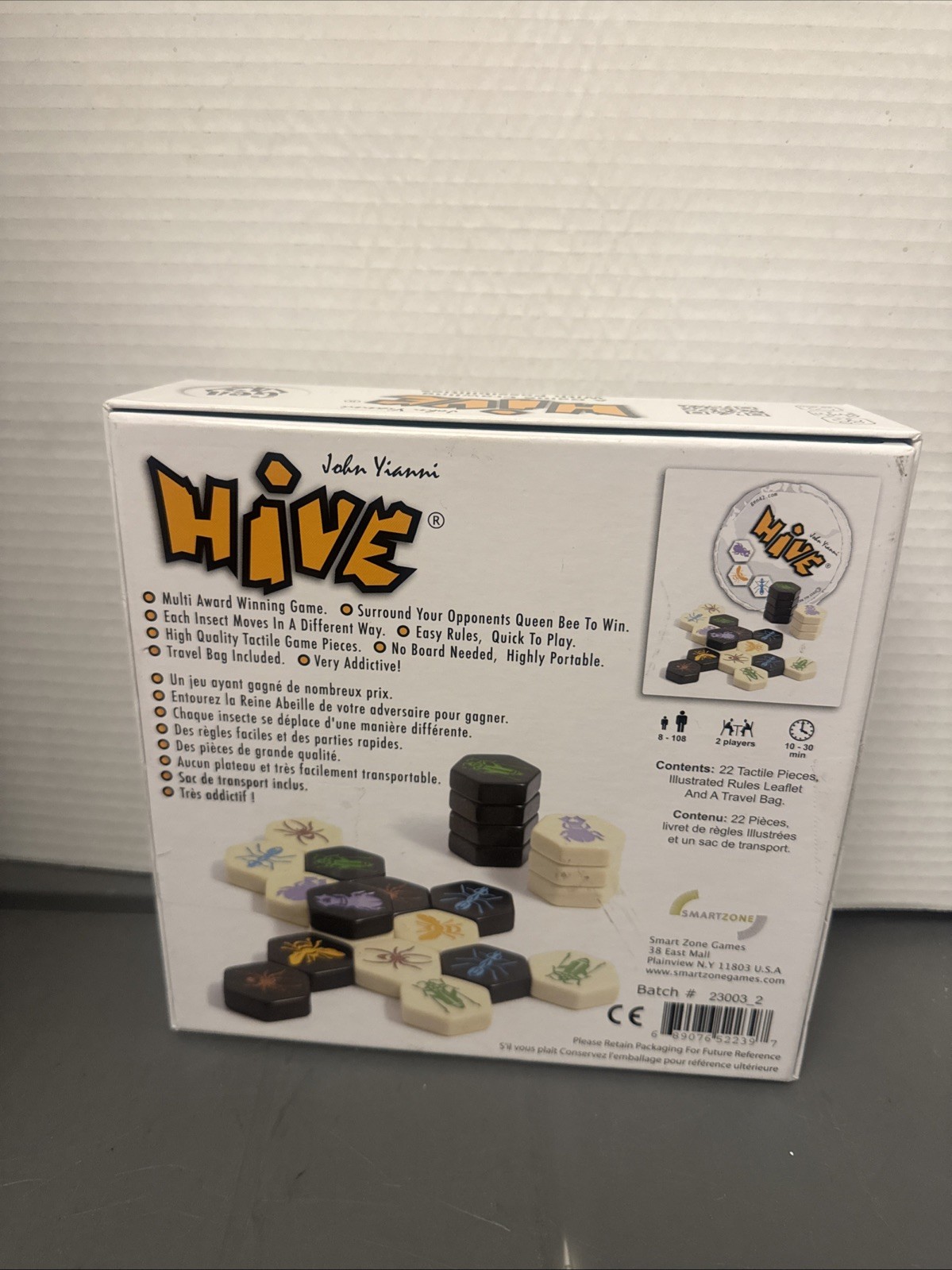 HIVE A Game Crawling with Possibilities, Award Winning Game, open box complete