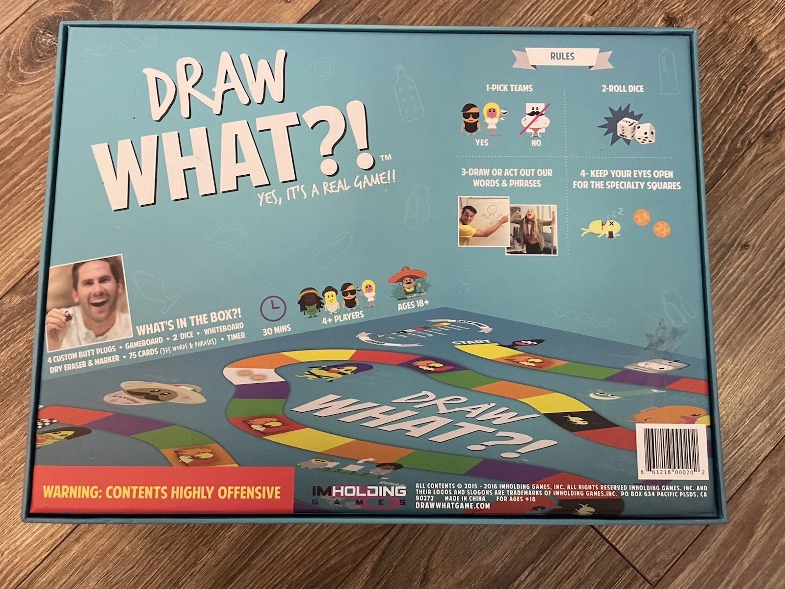 Draw What?! Adult Board Game Excellent Used Condition