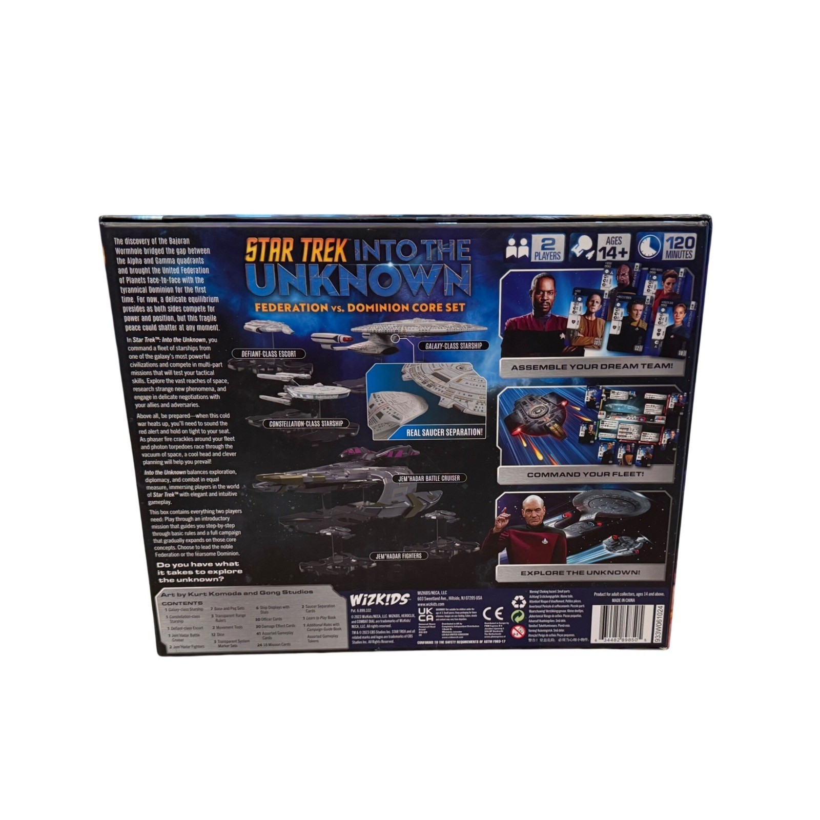 NEW Star Trek Into the Unknown Federation vs Dominion Core Set Game – Box Dings