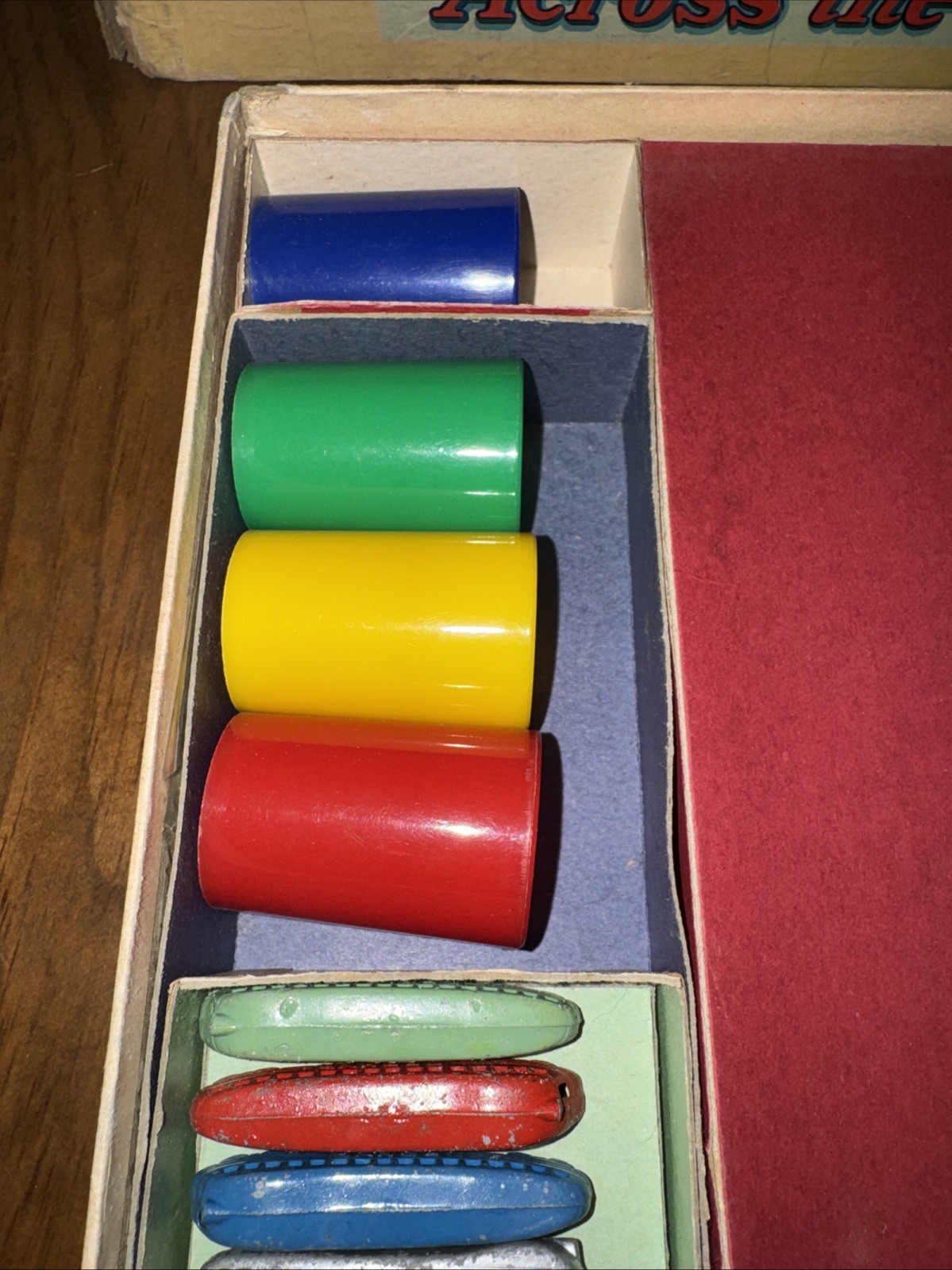 Vintage Parker Brothers Across the Continent Board Game Complete