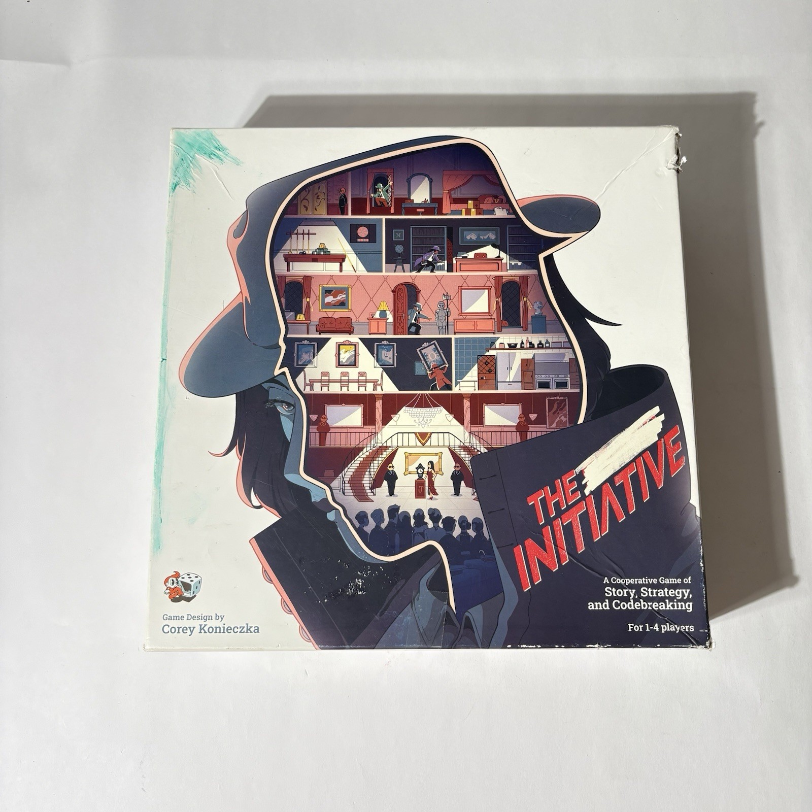 The Initiative Cooperative Game COMPLETE Asmodee Strategy Codebreaking