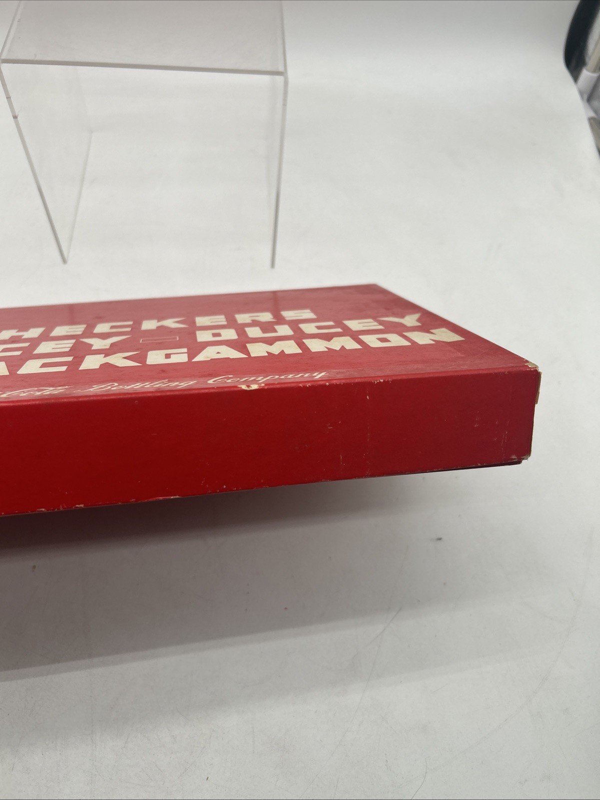 Coca-Cola Milton Bradley Checkers Acey-Ducey World War 2 Game Set