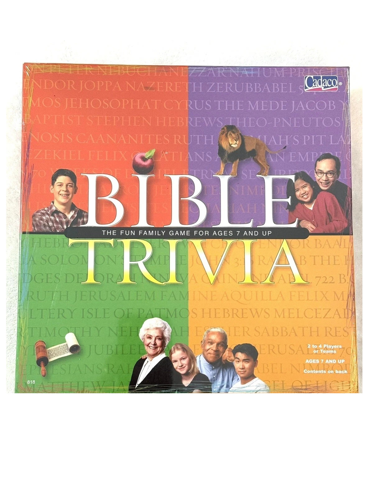 Cadaco Bible Trivia Game New In Box NIB Ages 7+ 2-4 Players Or Teams 2003