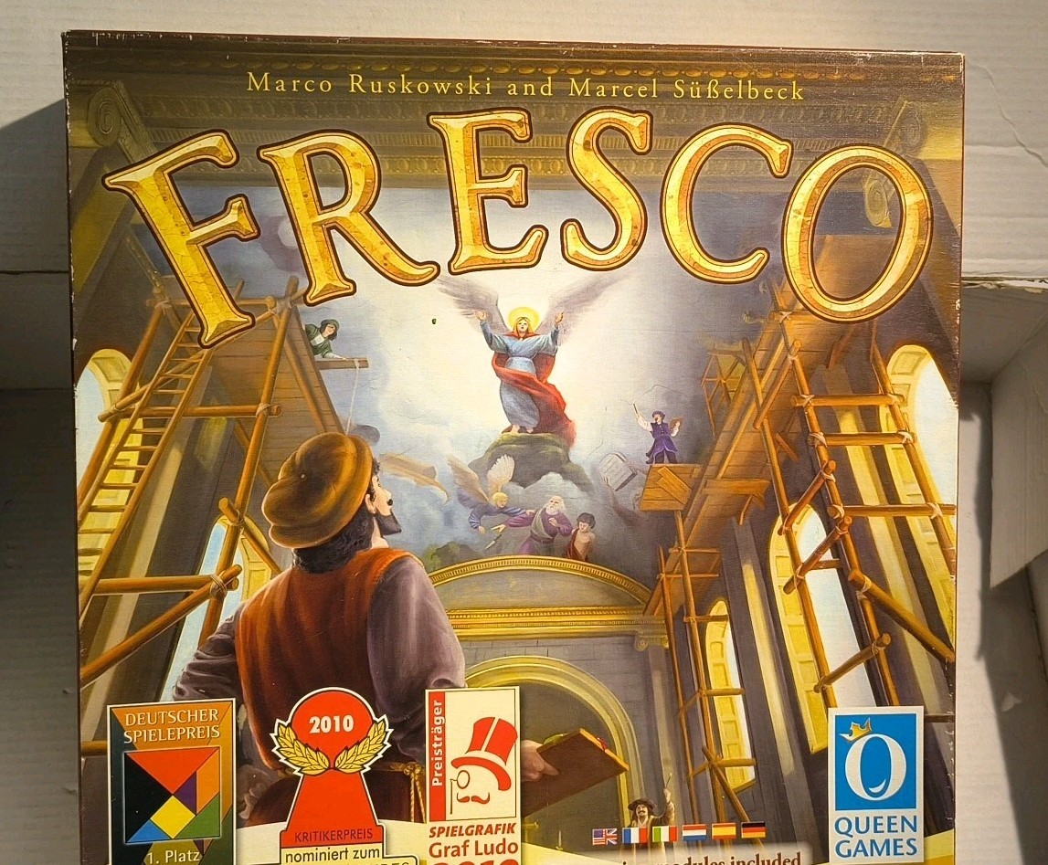 Fresco Board Game Queen Games Renaissance Strategy Award-Winning FREE SHIPPING