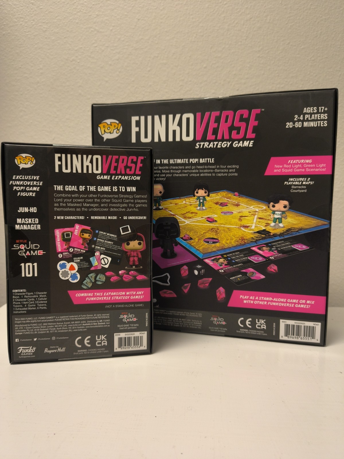 Squid Game Pop! Funkoverse Strategy Game 4-Pack + Expansion *BOTH ARE CHASES!!