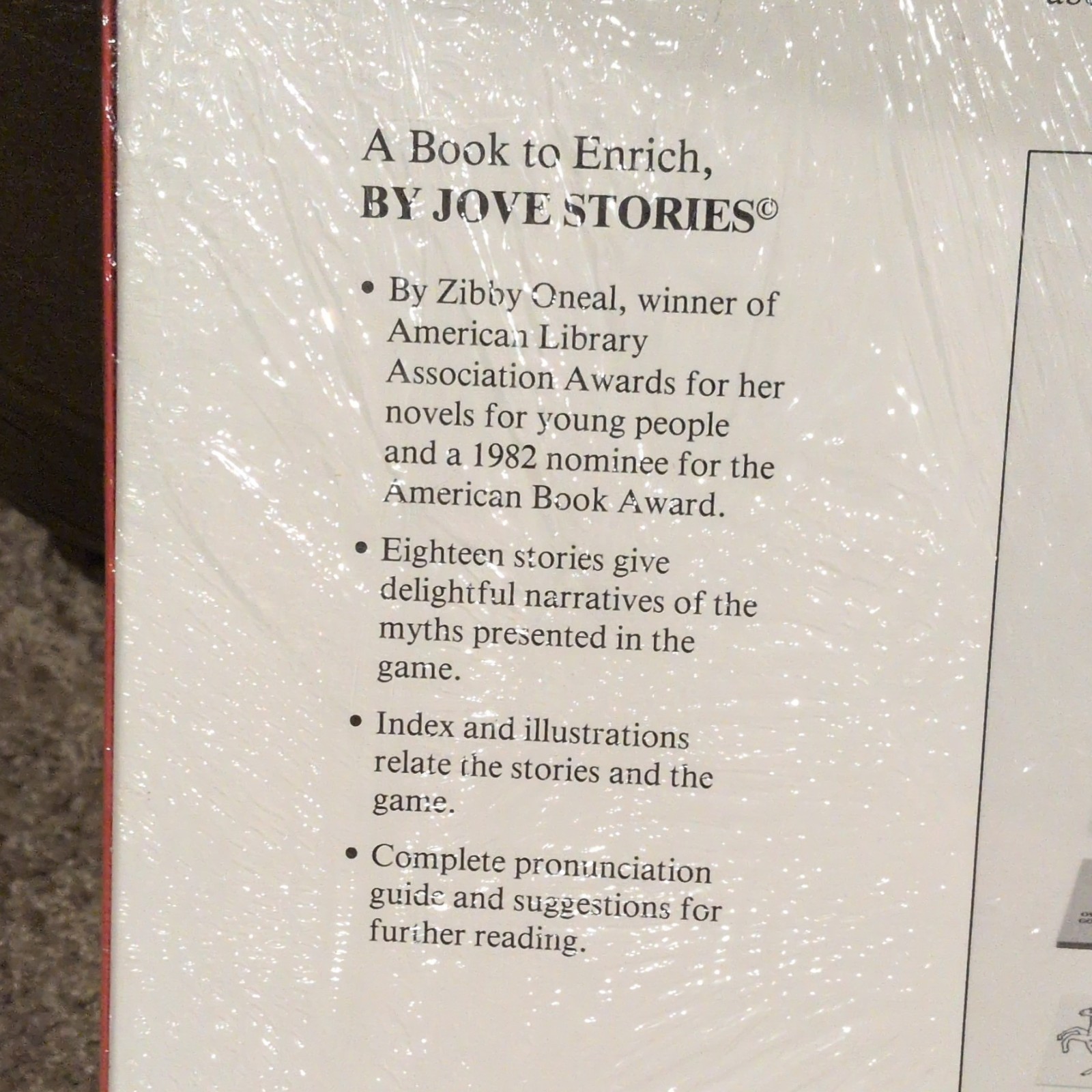By Jove Board Game w/ Book Mythology Vintage 1983 Brand New Sealed