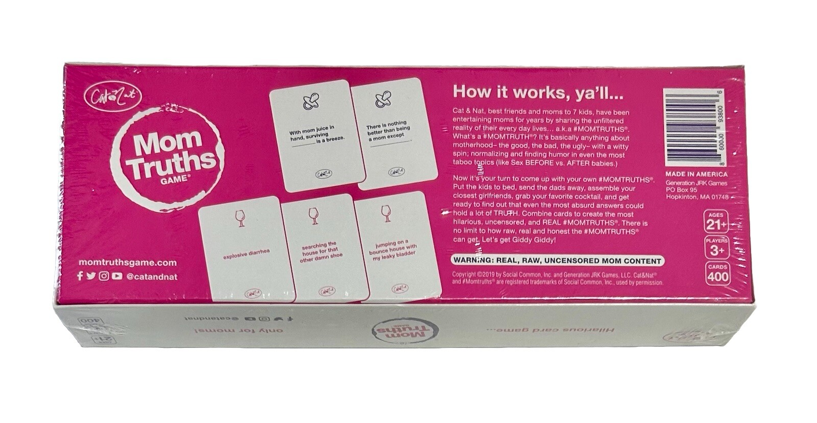 Mom Truths Party Game Raw, Uncensored Game for Moms