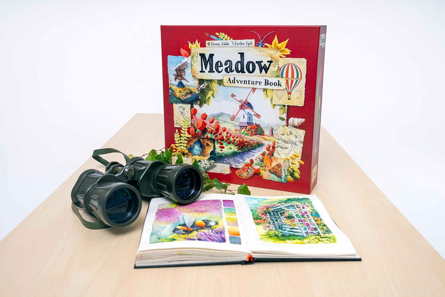 Meadow Adventure Book – Innovative Board Game Expansion with Watercolor Illustra
