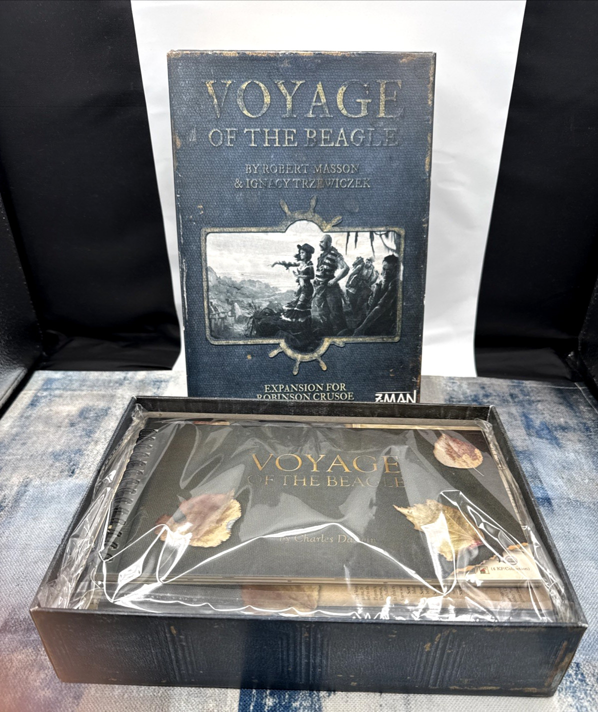 Robinson Crusoe Voyage of the Beagle Expansion Z-Man Games OB Sealed Contents