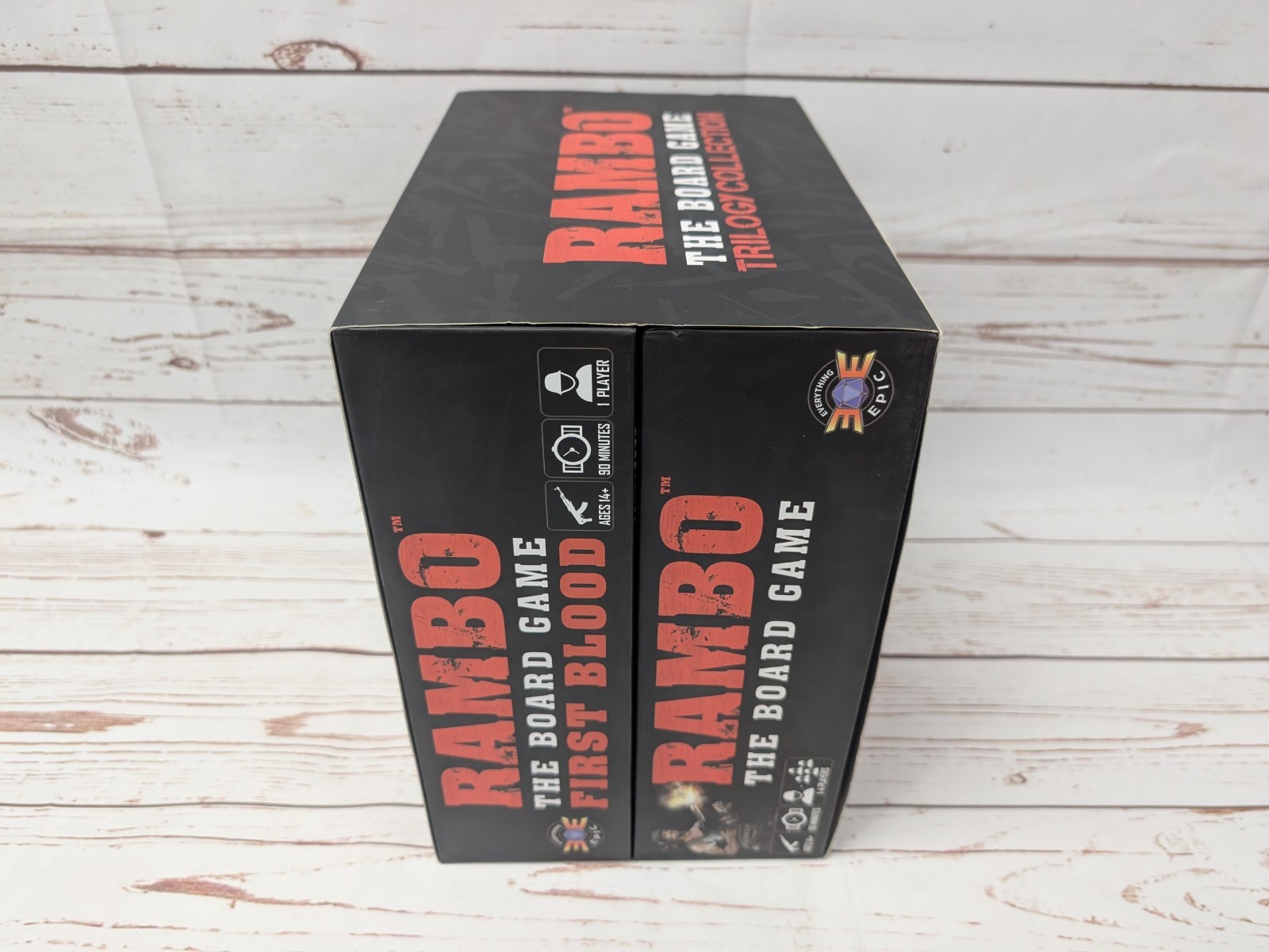 Rambo The Board Game Trilogy Collection Bundle Complete Everything Epic