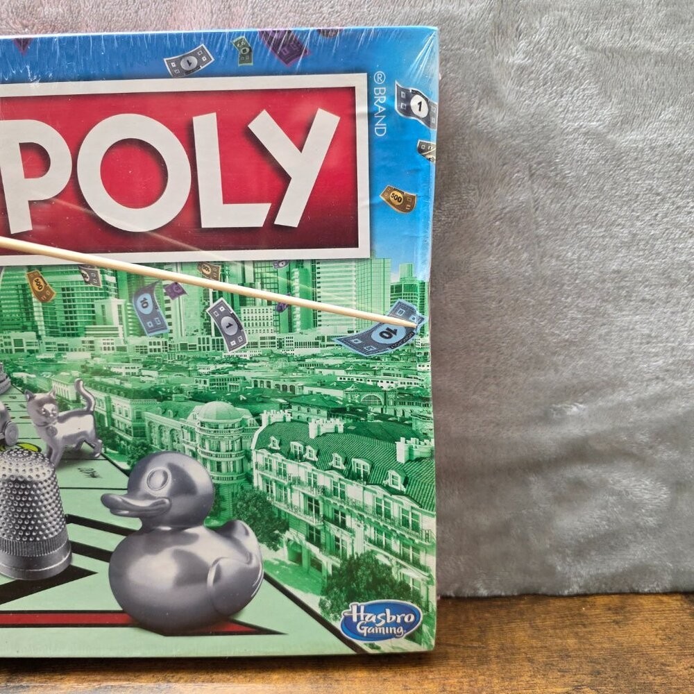 Monopoly Board Game Hasbro Classic Edition New Sealed Warped Box